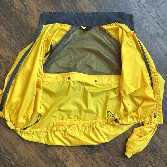 NOVARA Nylon Yellow Zip Road Cycling Wind Rain Pockets Jacket Mens Small (G11) - Picture 9 of 9